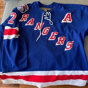 Brian Leetch NYR home jersey 2000-01